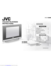 JVC AV-29SX18 Instructions Manual
