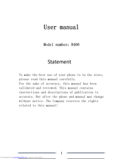 Distribuidora Sinn, S.A. de C.V. R400 User Manual