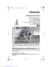 Panasonic KX-THA12 Operating Instructions Manual