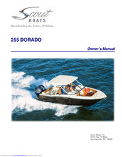 Scout Boats 255 DORADO Owner's Manual