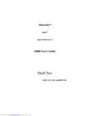 Motorola i2000 User Manual