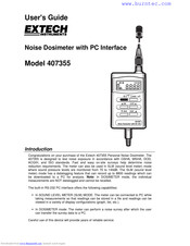 Extech Instruments 407355 User Manual