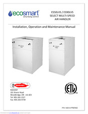 EcoSmart ES90LVS Installation, Operation And Maintenance Manual