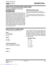 International Rectifier IR3621 User Manual