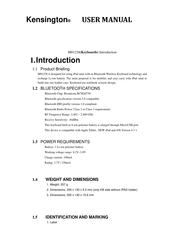 Kensington M01238 User Manual