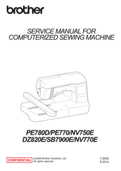 Brother Pe770 Manuals Manualslib