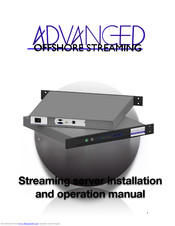 AOS SD Streaming server Installation And Operation Manual