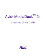 Avid Technology MediaDock 2 Plus Setup And User Manual