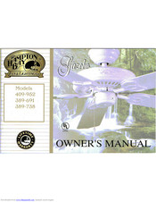 HAMPTON BAY 389-738 Owner's Manual