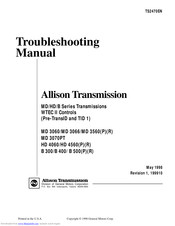 Allison MD 3066 Troubleshooting Manual