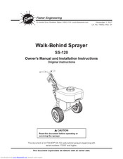 Fisher SS-120 Owner's Manual And Installation Instructions