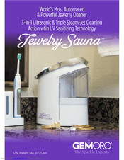 GemOro Jewelry Sauna Manual