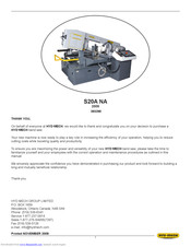 Hyd Mech S20a Na Manuals Manualslib