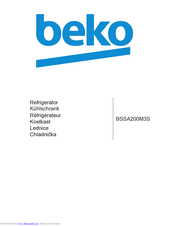 Beko BSSA200M3S Manual