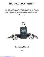 Novotest ISM-U Operating Manual
