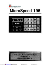 Instrumentation Systems & Services MicroSpeed 196 User Manual