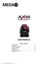 MegaLite AXIS MINI GRID Q9 User Manual