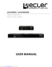 Ecler eCA120DN User Manual