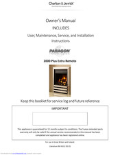 Charlton & Jenrick 2000 Plus Extra Remote Owner's Manual