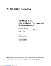 Nortek GFH09(2.6)FMK4DH Owner's Manual