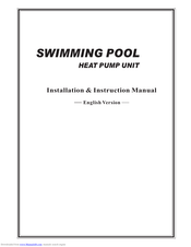 Shenbao SBR-26.0H-B-S Installation And Instruction Manual