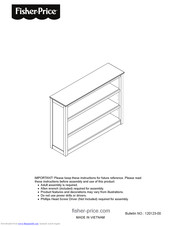 Fisher-Price Hutch/Bookcase Instructions Manual