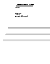 Data Translation DT9824 User Manual