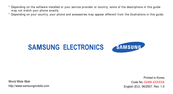 Samsung SGH-L600 User Manual