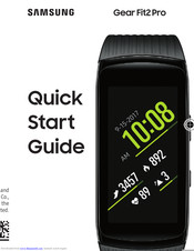 Samsung Gear Fit2 Pro Quick Start Manual