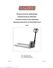Hamron 325-001 Operating Instructions Manual