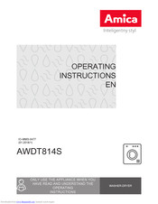 Amica AWDT814S Operating Instructions Manual