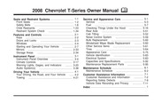 Chevrolet 2008 T Series Owner's Manual