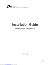 TP-Link PSM150-AC Installation Manual