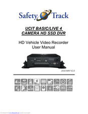 Safety Track UCIT BASIC/LIVE 4 CAMERA HD SSD DVR User Manual