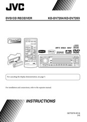 JVC KD-DV7204 Instructions Manual