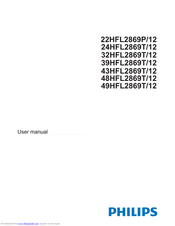 Philips 32HFL2869T/12 User Manual