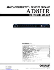 Yamaha AD8HR Service Manual