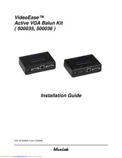 MuxLab 500036 Installation Manual