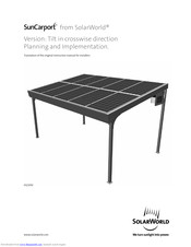 SolarWorld SunCarport Planning And  Implementation Manual