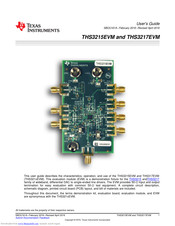 Texas Instruments THS3217EVM User Manual