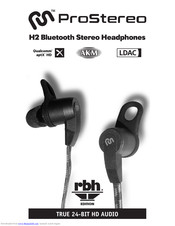 RBH Sound ProStereo H2 Owner's Manual