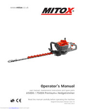 Mitox 750DX Premium+ Operator's Manual