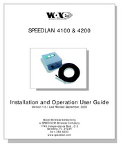 Wave Wireless Networking SPEEDLAN 4100 Installation And Operation User Manual