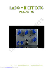 Labo K Effects Fuzz Ultra Manual