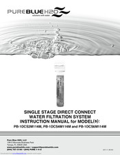 Pure Blue H2O PB-1DCS2M114M Instruction Manual