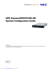NEC R120h-2M System Configuration Manual