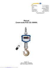 PCE Americas PCE-CS Manual