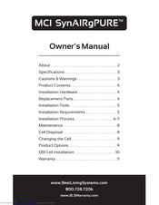 MCi SynAIRgPure 40K Owner's Manual