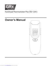 GRx Diagnostics TD-1241 Owner's Manual