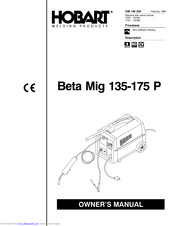 Hobart Beta Mig 175 P Owner's Manual